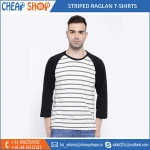 Newly Designed OEM Service Zsolts Striped Raglan T-shirts