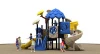 Nice design outdoor playground equipment with magic forest series kid slide house game