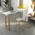 Import Nordic simple marble bar coffee table and chairs house living room  high footed table bar coffee shop table chair from China