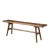 Import north american imported black walnut dining room courtyard solid wooden bench outdoor from China