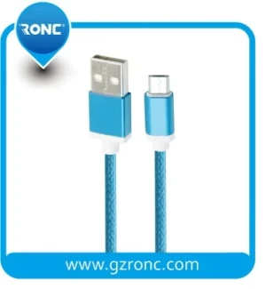 Nylon Braid Micro Charging Data Cable to USB Micro USB Cable