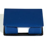 ODM OEM Colorful Square Leather Desk Note Pad Holder