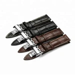OEM 18mm 19mm 20mm 21 24mm High Quality Wrist Watch Replacement Wristband Genuine Leather Watch Band Strap for Casio Watch