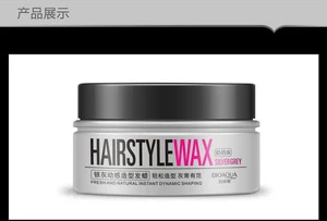 OEM Bioaqua Hair shaping Products shine Hair Style Wax In Silver Grey Color