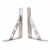 Import OEM Customized High Quality 304 Stainless Steel Sheet Metal Angle Brackets from China