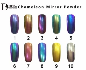 OEM private label mirror effect magic powder for nail free sample factory wholesale professional use totally 10 colors