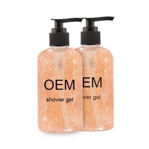 Oem/Odm customizo private label cherry blossom gold shower gel body wash