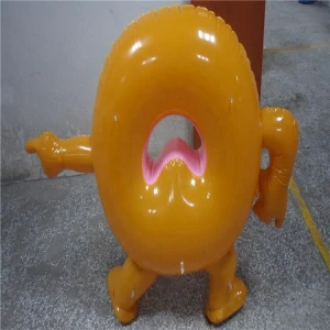 Online wholesale shop inflatable swimming pool ring lrage pvc watermelon inflatable swim ring life buoy