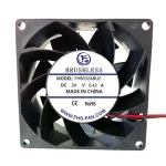 Original DC fan 80x80x38mm 12V 24V 48V Dc Axial Flow Fan Mini Cooler Fans
