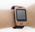 Original DZ09 U8 A1 BT Smartwatches For Smartphones Health Watches Android Smart Watch Band With Cameras in Retail Box
