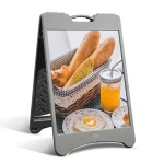 outdoor advertising A0 A1 A-board easy to carry floor stand pavement sign holder poster board/