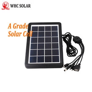 Outdoor Camping Panels Power Car Battery Laptop Micro USB Portable Solar Panel Mobile Cell Phone Charger For Mobile Cell Phone