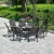 Import Outdoor courtyard garden backyard corridor beach park playground mall cast aluminum table and chair se metal furniture from China