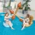 Import Outdoor inflatable raft tube adults inflatable battle toilet shape seat bowl pool float inflatable swimming ring from China