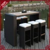 Outdoor nail bar furniture dubai set with 4 chairs