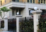 Outdoor Solar LED Ball Gate Light Solar Powered Pillar Light With Ball Feature (JL-6201)