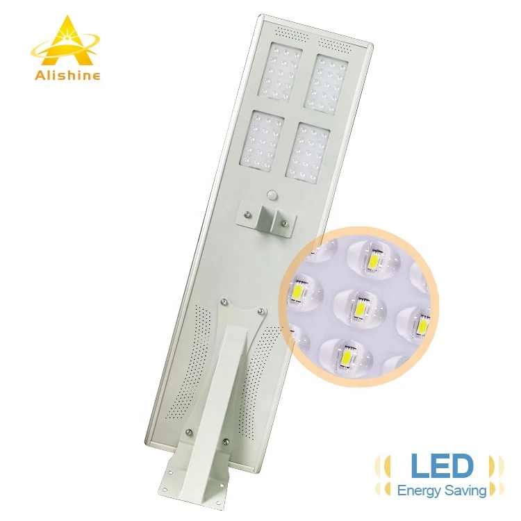 Outdoor waterproof aluminum housing ip65 50w 100w 150w integrated all in one led solar street lamp light