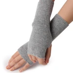 Outside autumn winter knitted men women wool cashmere gloves