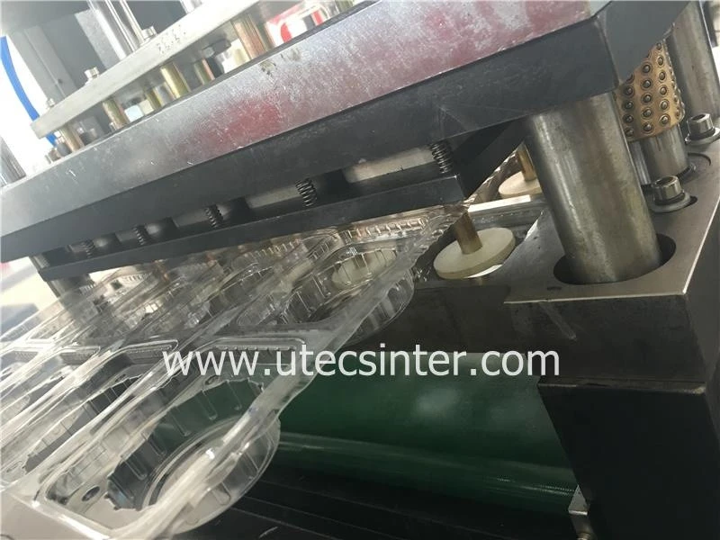 PCL420 Automatic cookie candy insert plastic tray Making Machine, dinner oval plastic disposable party plate forming equipment