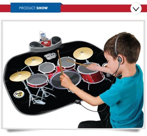 percussion instruments toy electronic music children drum for sale