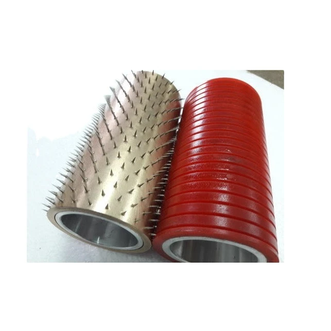 Perforation roller for craft paper use the textile industry the material to be aluminium inside and brass outside