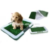Pet Puppy Dog Potty Pee Turf Grass Puppy Training Pad Holder Grass Indoor Potty Trainer Pee Pad Tray for Pet Dog Cat