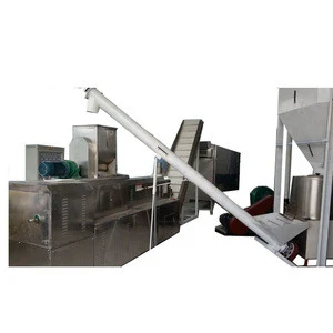 PHJ65A model dry fish feed processing extruder machinery