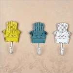 Pink Flirty Fun Design coat hooks wall hanging home decoration resin coat hooks