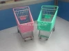 Plastic Crafts Cart RH-SX08 Small Shopping Carts With Wheels
