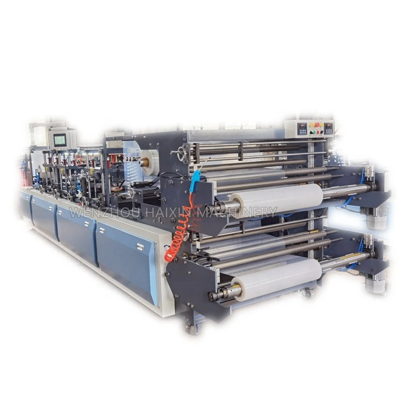 Plastic protective products bubble film buffer packing air cushion column roll bag making machine