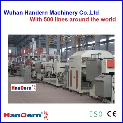 Plastic Sheet Extrusion Machine Manufacturers 2400 Co-Extrusion Plastic Sheet Extrusion Machine Manufacturers Corrugated Gird Board