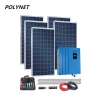Polynet low cost on grid 12kw home solar power system 12000 watt grid mounting systems