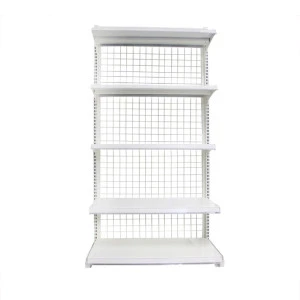 Popular Cheap Price Metal Wire Mesh Grid Display Shoe Sandal Display Rack for Retail Shop