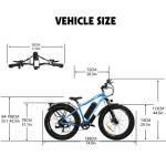 Popular Mountain Electric Bicycle suspension front fork 750W 48V 26 Inch Fat Tyre Bicycle Ebike