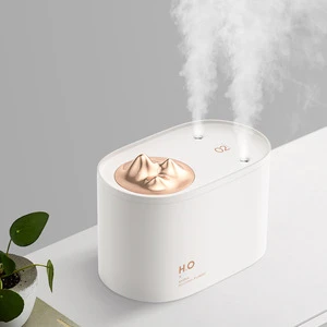 Portable 1000ml rechargeable wireless cool mist humidifier diffuser ultrasonic double spray mountain air humidifiers machine