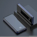 Portable power bank fast charging luxury mobile charger dual USB digital power bank