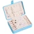 Import Portable PU Fresh and Simple Earrings Jewelry Box Small Earrings Ring Multifunctional Storage Box from China