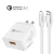 Import Portable Qualcomm multi single port mobile phones accessories 18w wall adapter fast USB charger quick charge 3.0 travel charger from China