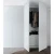 Import Practical bedroom white solid wood wardrobe design from China