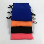 Premium Golf Bag Golf Tees Pouch Durable Plush Golf Ball Pouch Bages Bag With Clip