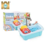 Preschool Electric Recyclic Water Little Chef Sink Kitchen Toys for Pretend play