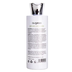 Private label best hair loss treatment ginseng ginger herbal formula organic OEM scalp care anti hair loss shampoo