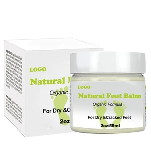 Private Label Organic Foot Care Relieves Athletes Foot Dry Cracked Feet and Heel  Lotion Cream