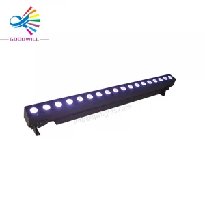 Professional 18PCS Rgb Led Pixel Bar light-show equipment dmx linear led wall wahser lights