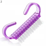 Professional Colorful Cleaning Nail Brush For Nail Art Care Manicure Makeup Tools B030