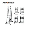 Professional design double side collapsible step 5M telescopic ladder AP-509A-500