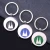 Import Promotion canadian shopping cart coin key chain metal blank super  market coin token keychain from China