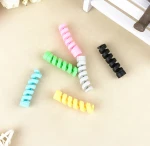 Promotional Gift Mobile Phone Charger Spiral Silicone USB Cable Protector