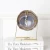 Import Promotional home decoration luxury agate quartz desk table clocks for living room from China