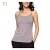 Promotional white camisole 60% cotton 40% polyester tank top